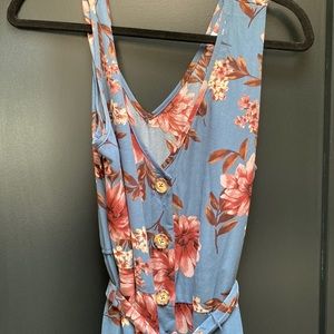 Floral jumpsuit